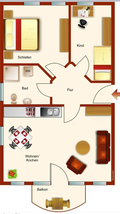 Ferienwohnung Rieke نورديش المظهر الخارجي الصورة